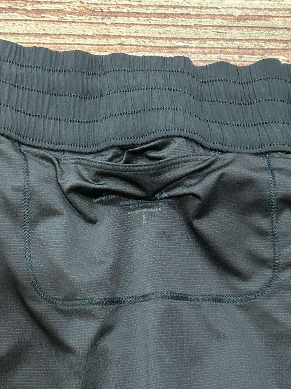 Athleta High Rise Weekender Run Short Black 3" Inseam Lined Drawstring - Picture 6 of 11